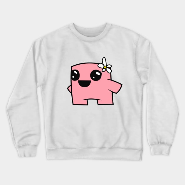 Super Meat Boy Forever Crewneck Sweatshirt by PavelKhv